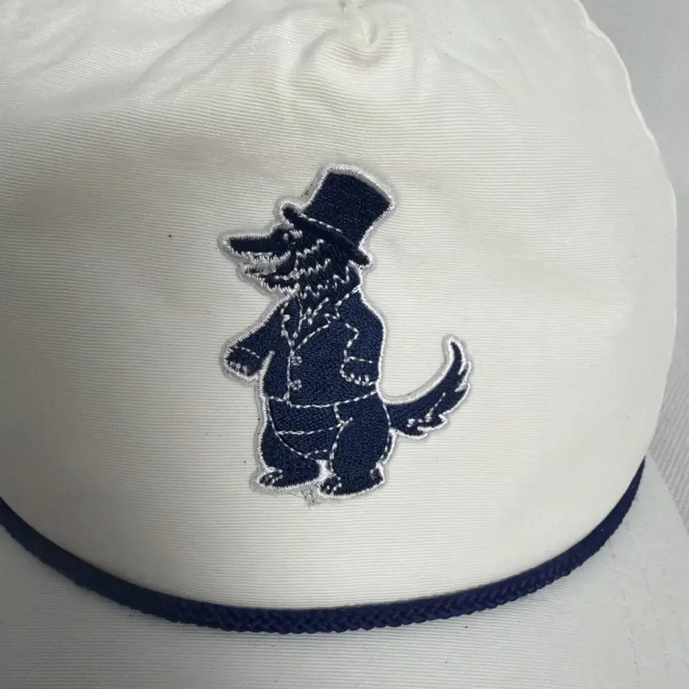Greyson Clothiers White Wolf Rope Hat Golf Snapback Cap Multi Color Logo